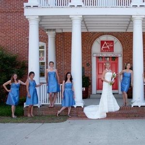 Aria Bridesmaid strapless dress